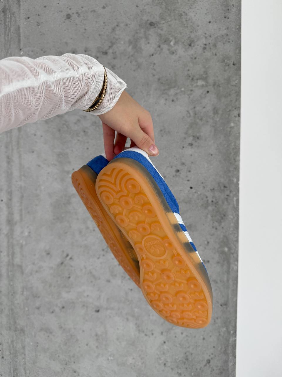 Adidas Gazelle Indoor Blue Fusion Gum - oceanhype - 