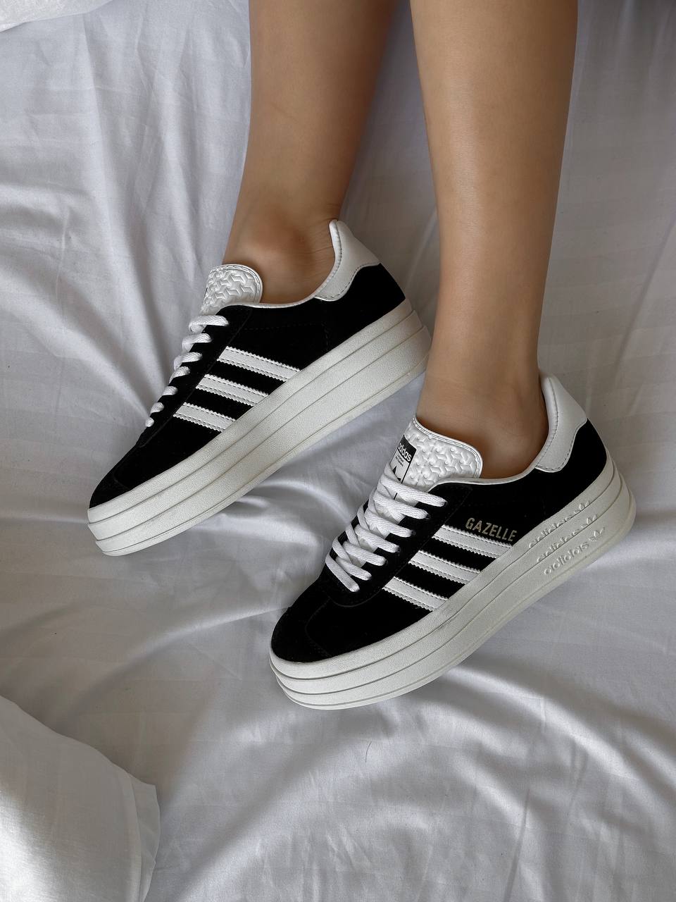 Adidas Gazelle Platform Core Black - oceanhype - 