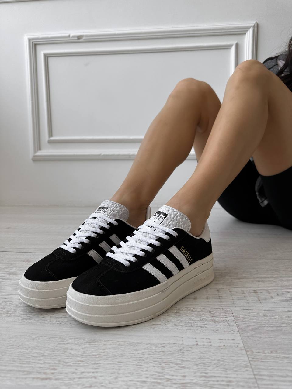 Adidas Gazelle Platform Core Black - oceanhype - 