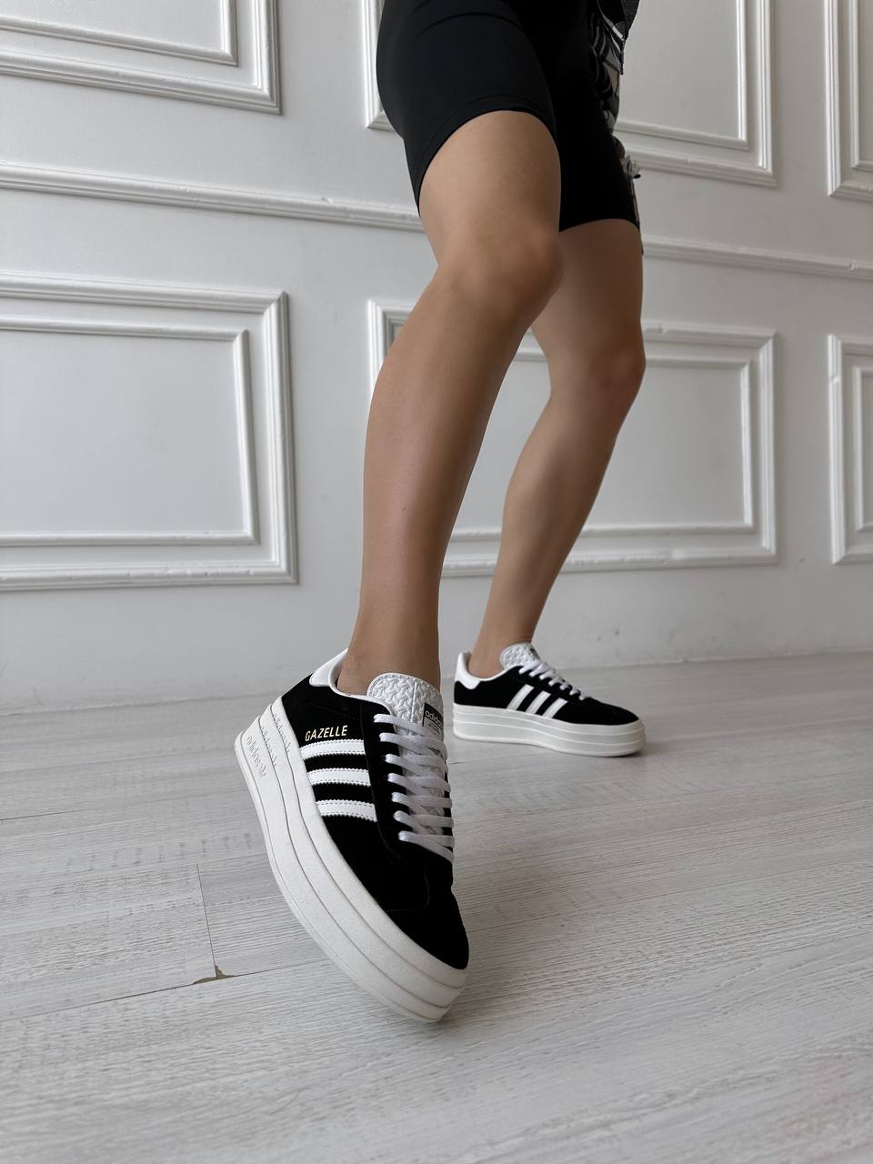 Adidas Gazelle Platform Core Black - oceanhype - 