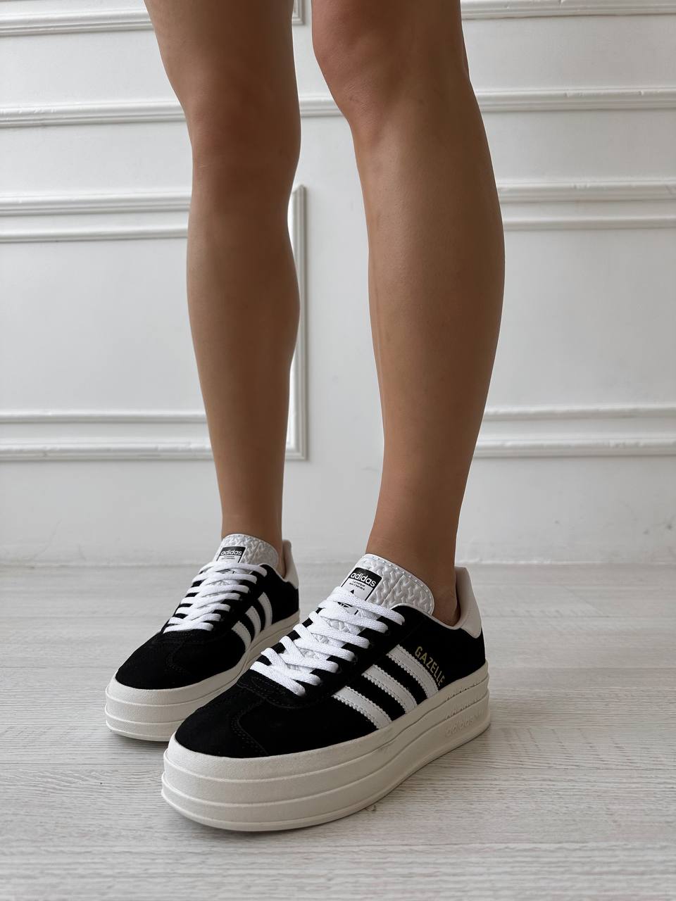 Adidas Gazelle Platform Core Black - oceanhype - 