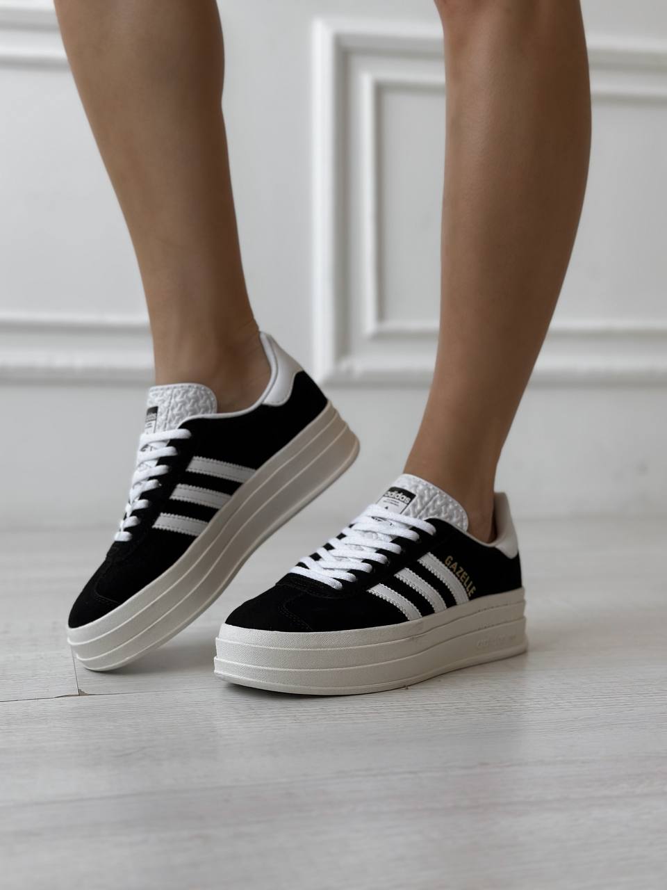 Adidas Gazelle Platform Core Black - oceanhype - 