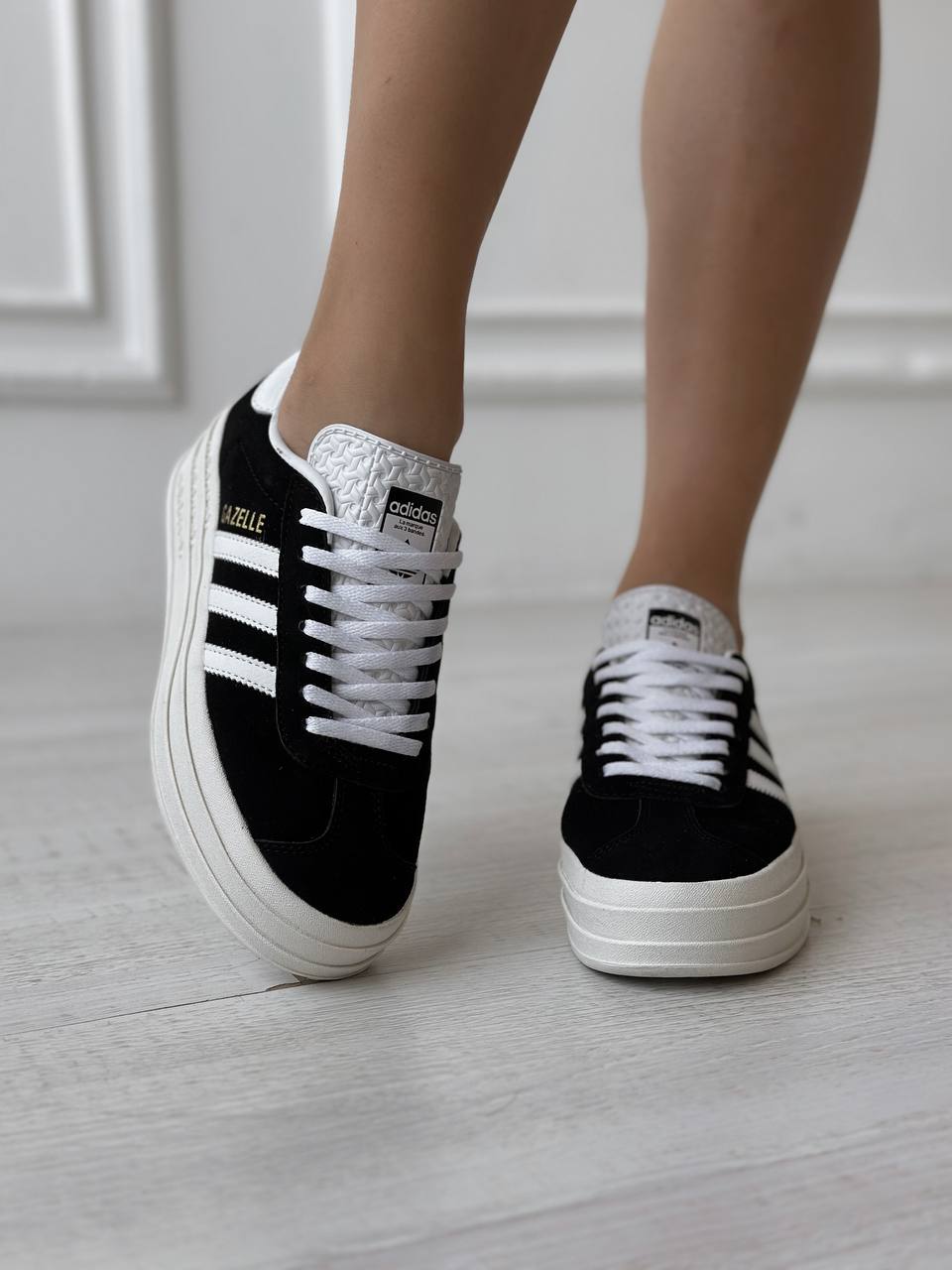 Adidas Gazelle Platform Core Black - oceanhype - 