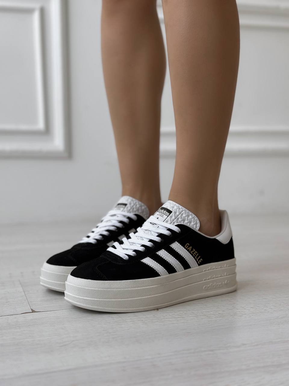 Adidas Gazelle Platform Core Black - oceanhype - 