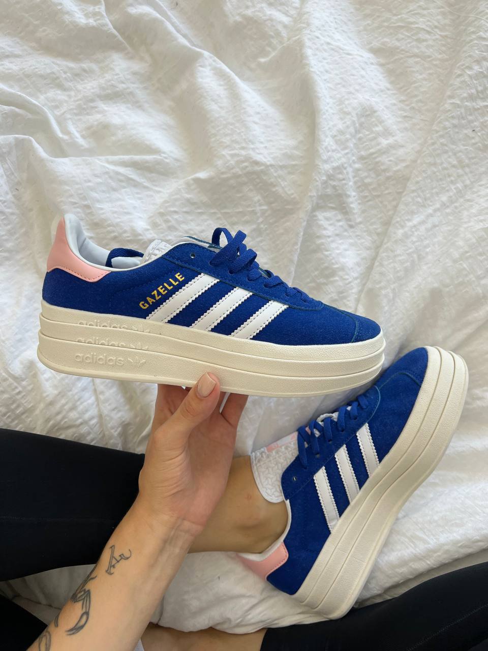 Adidas Gazelle Platform Semi Lucid Blue - oceanhype - 