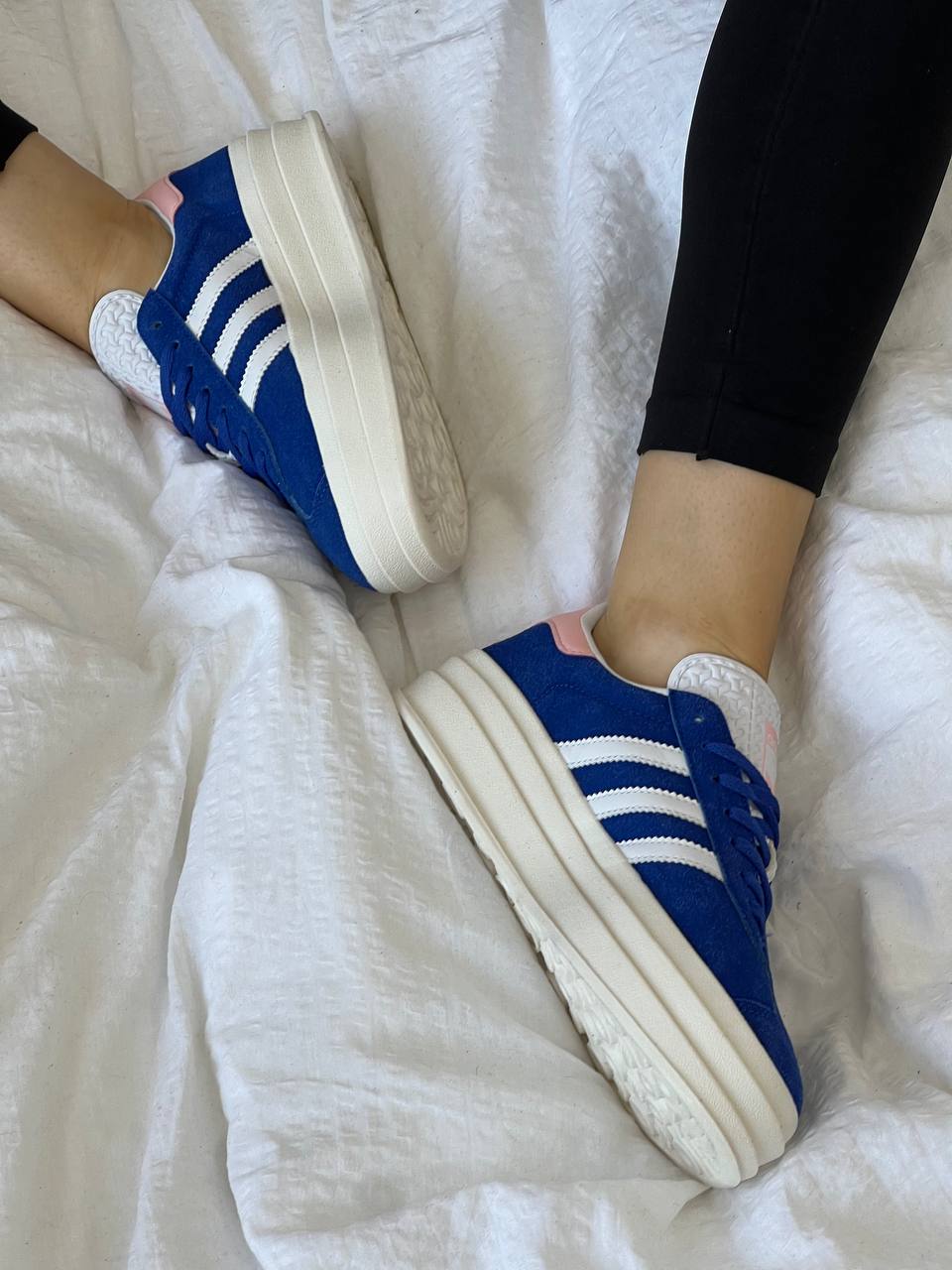 Adidas Gazelle Platform Semi Lucid Blue - oceanhype - 