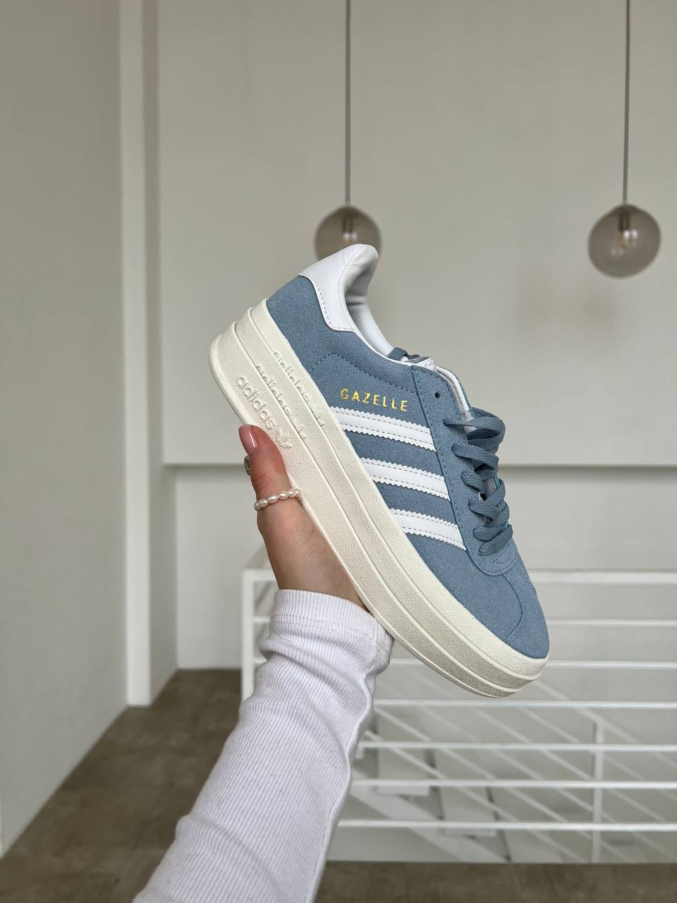 Adidas Gazelle Bold Clear Sky - oceanhype - 