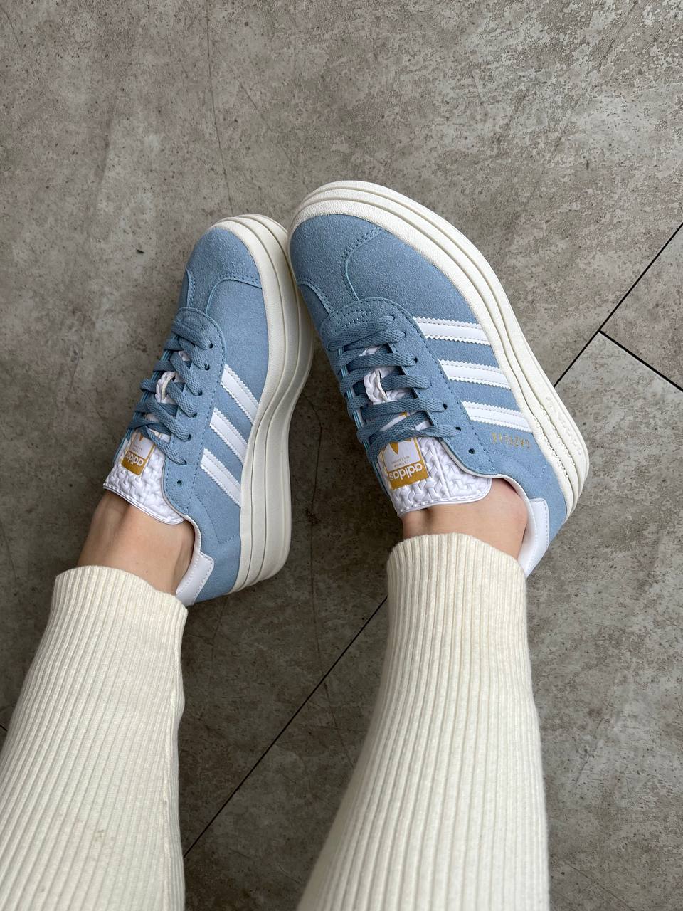 Adidas Gazelle Bold Clear Sky - oceanhype - 