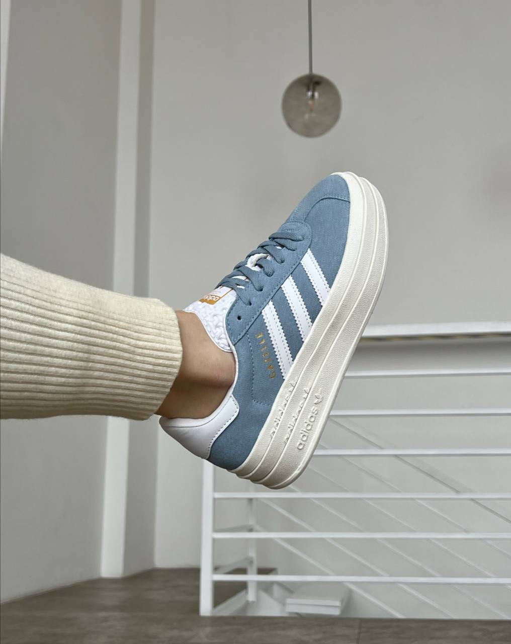 Adidas Gazelle Bold Clear Sky - oceanhype - 