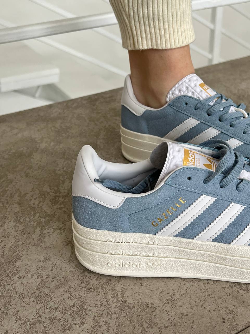 Adidas Gazelle Bold Clear Sky - oceanhype - 