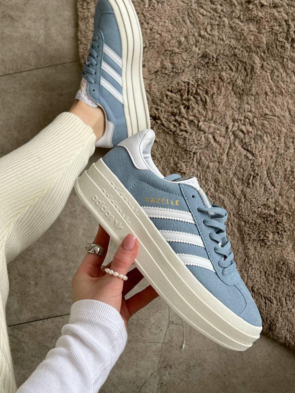 Adidas Gazelle Bold Clear Sky - oceanhype - 