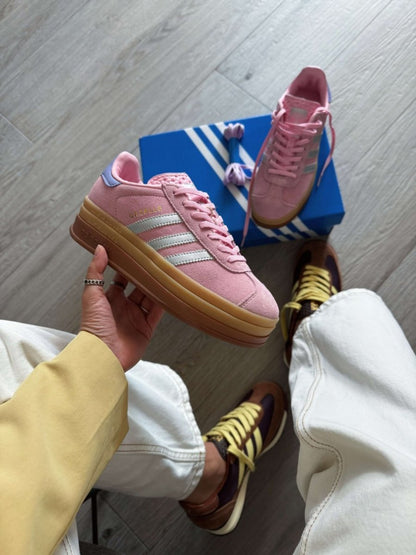 Adidas Gazelle Bold Pink Silver Blue - oceanhype - 