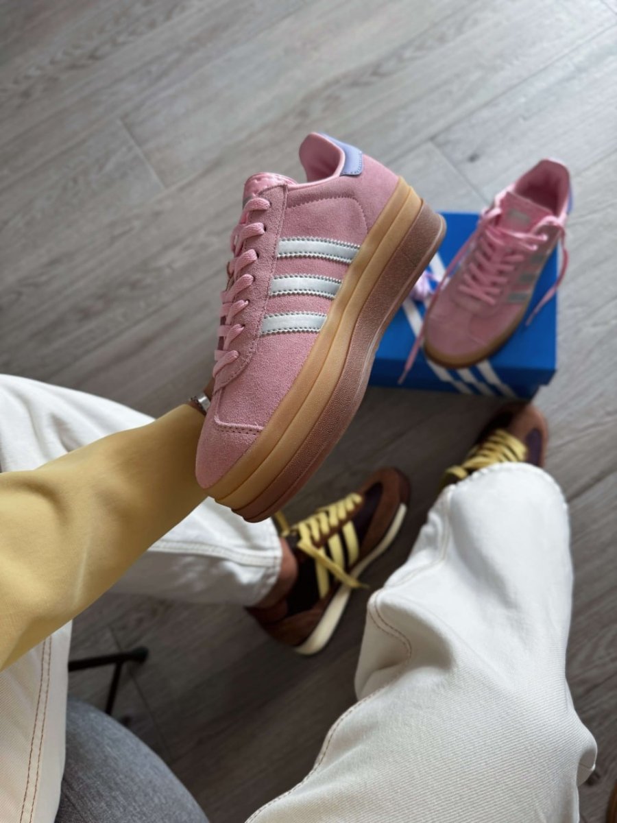 Adidas Gazelle Bold Pink Silver Blue - oceanhype - 