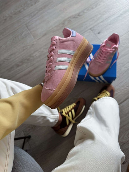Adidas Gazelle Bold Pink Silver Blue - oceanhype - 