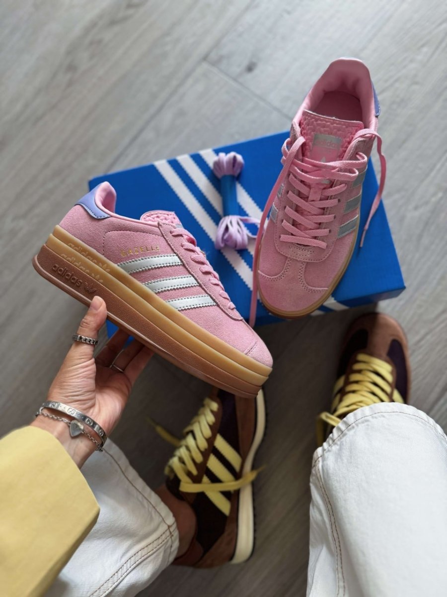 Adidas Gazelle Bold Pink Silver Blue - oceanhype - 