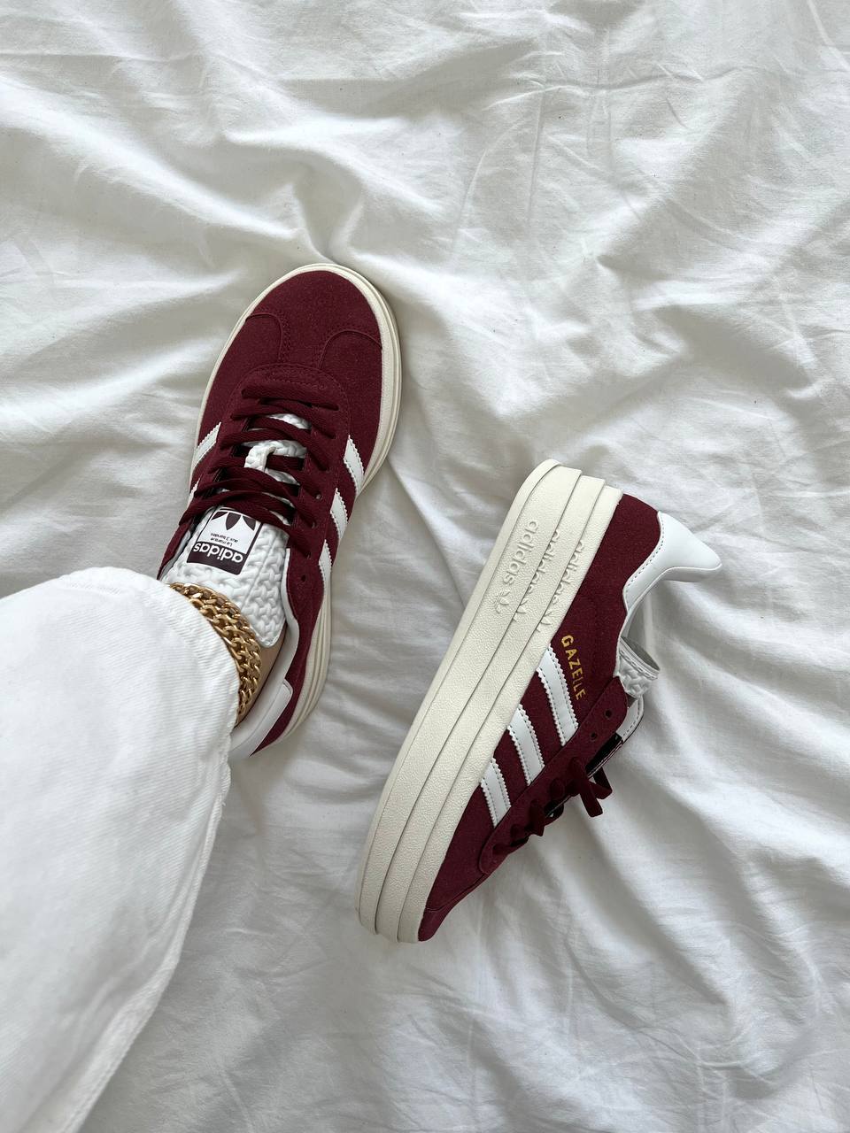 Adidas Gazelle Bold Burgundy - oceanhype - 