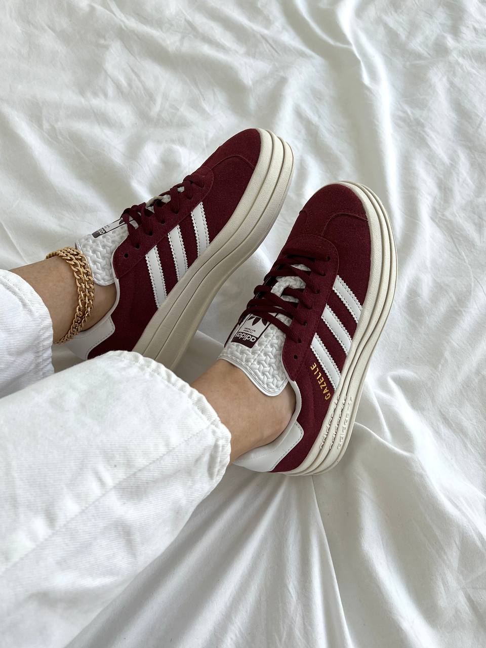 Adidas Gazelle Bold Burgundy - oceanhype - 