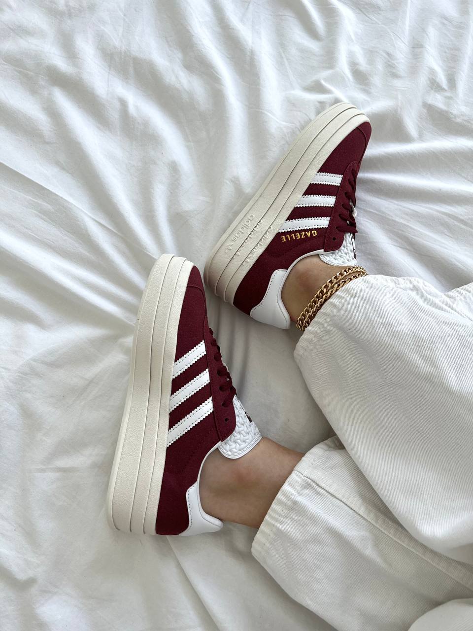 Adidas Gazelle Bold Burgundy - oceanhype - 