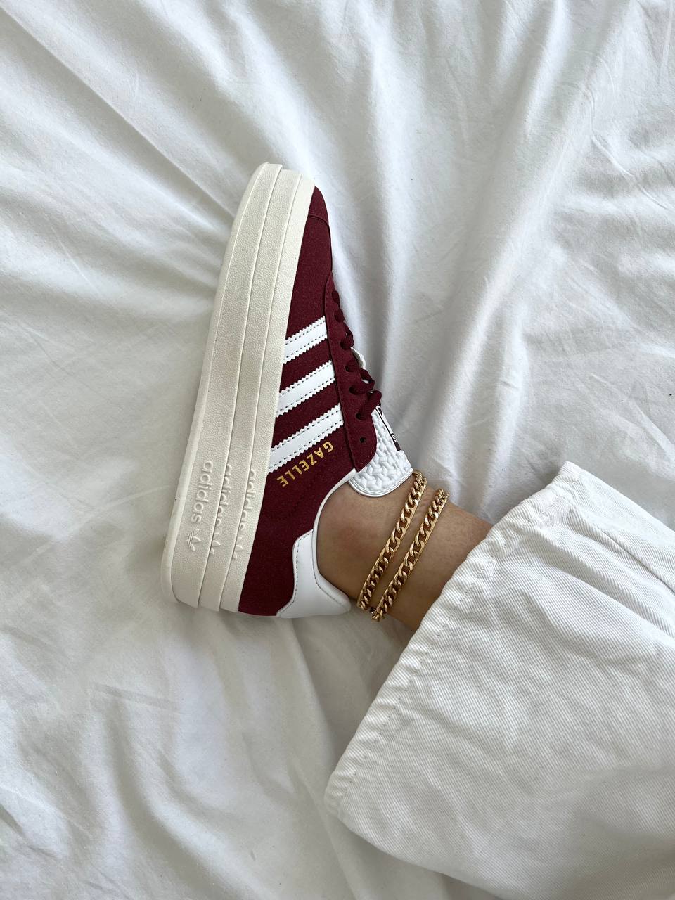 Adidas Gazelle Bold Burgundy - oceanhype - 