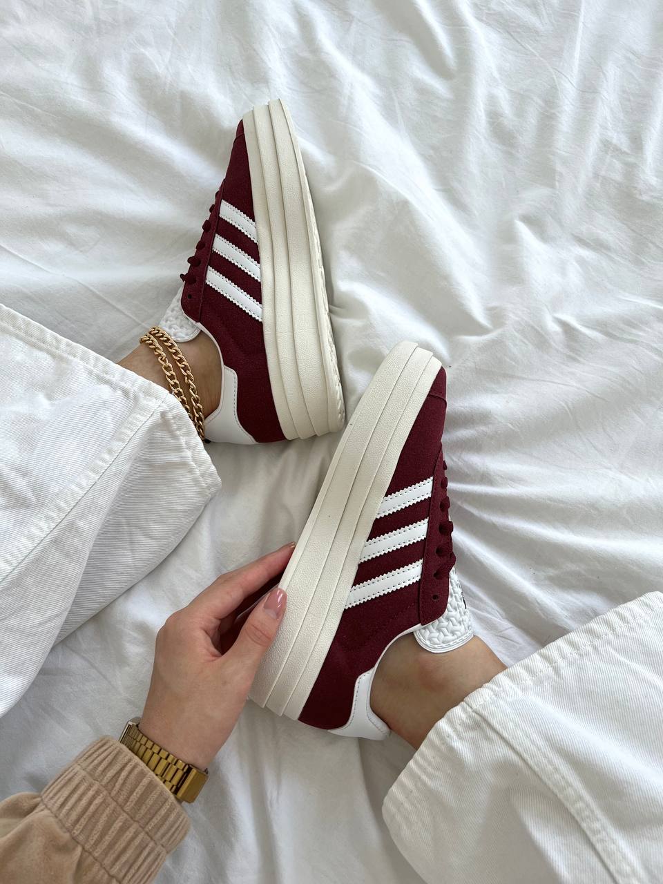 Adidas Gazelle Bold Burgundy - oceanhype - 
