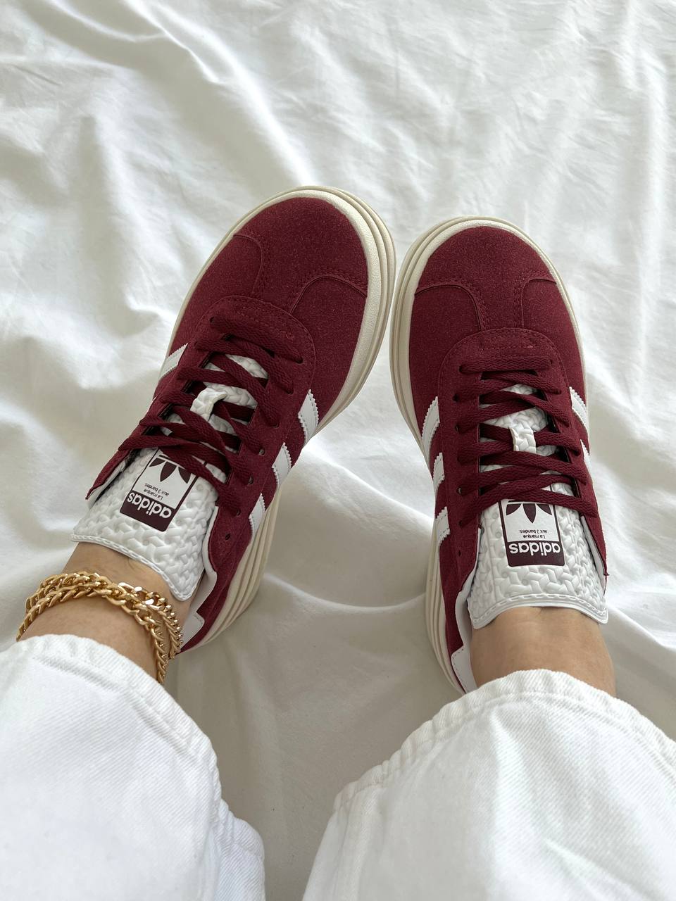 Adidas Gazelle Bold Burgundy - oceanhype - 