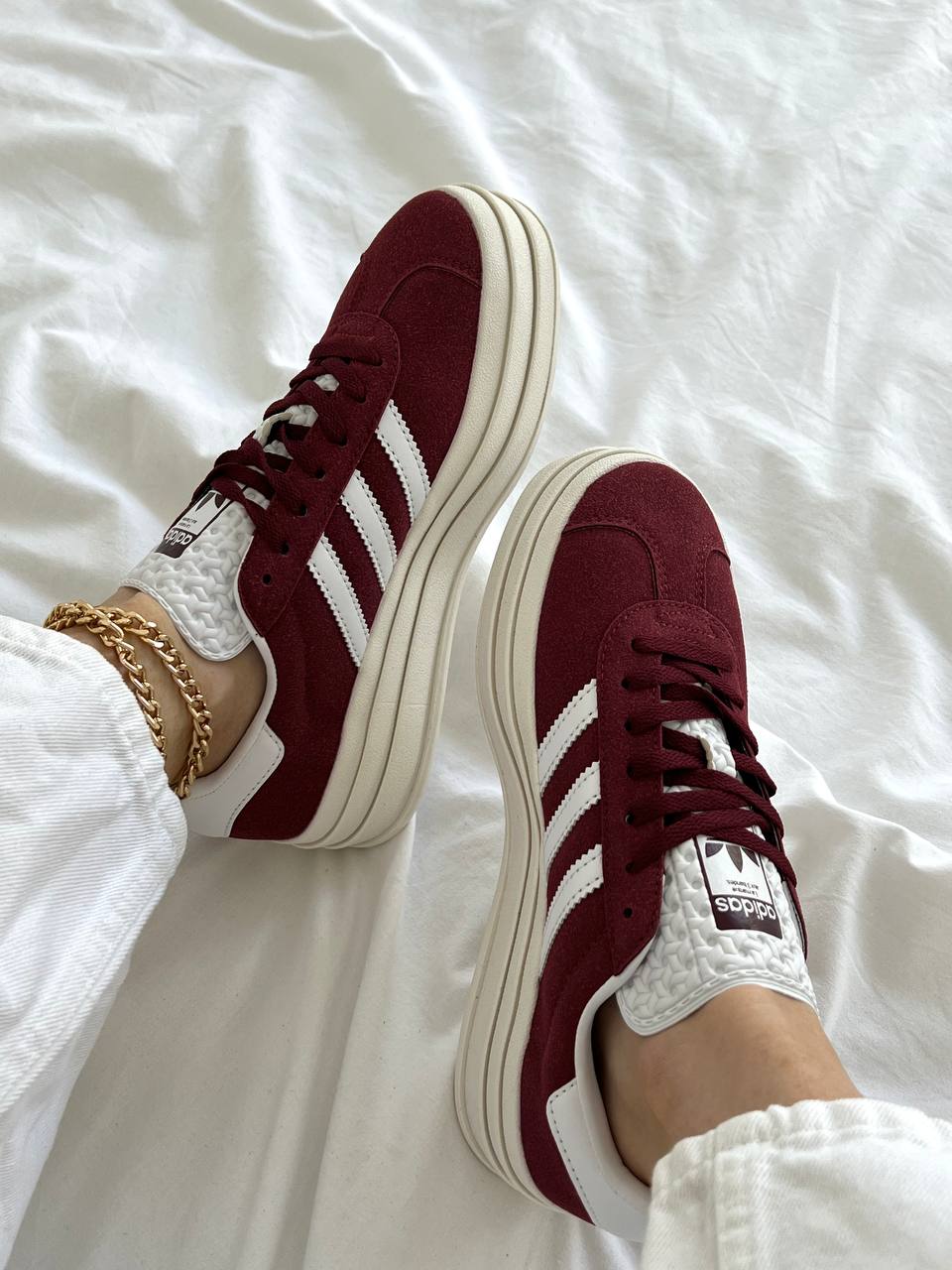 Adidas Gazelle Bold Burgundy - oceanhype - 