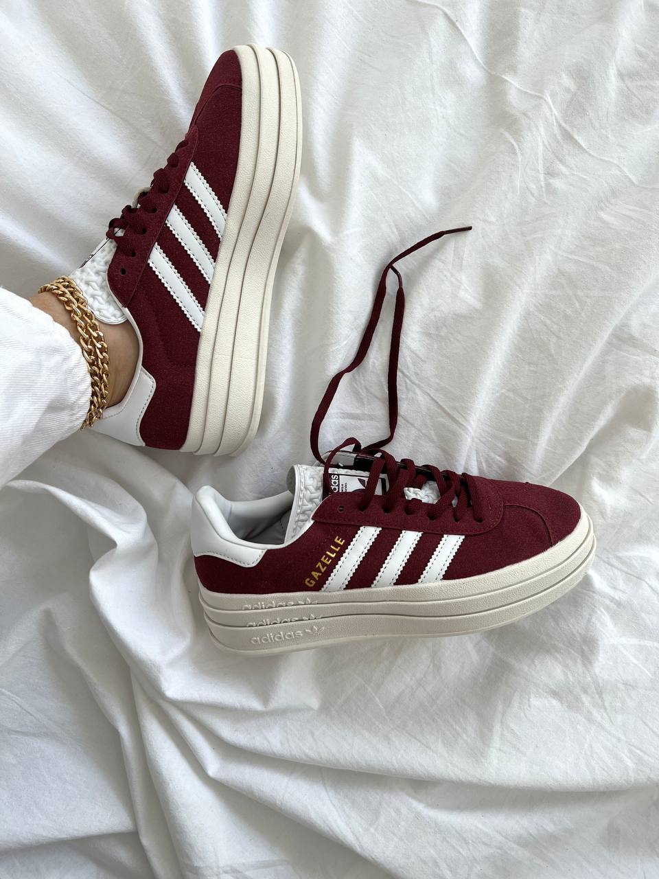 Adidas Gazelle Bold Burgundy - oceanhype - 