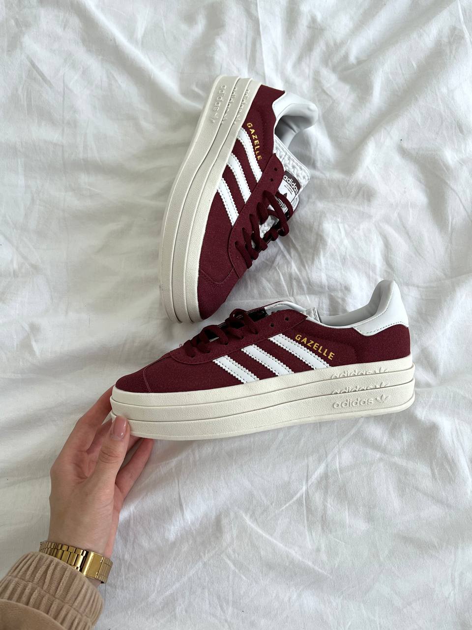 Adidas Gazelle Bold Burgundy - oceanhype - 