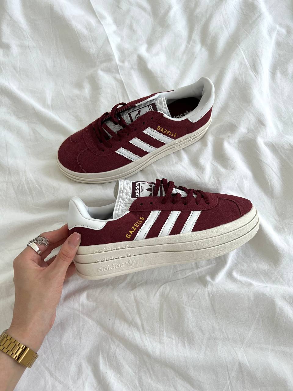 Adidas Gazelle Bold Burgundy - oceanhype - 