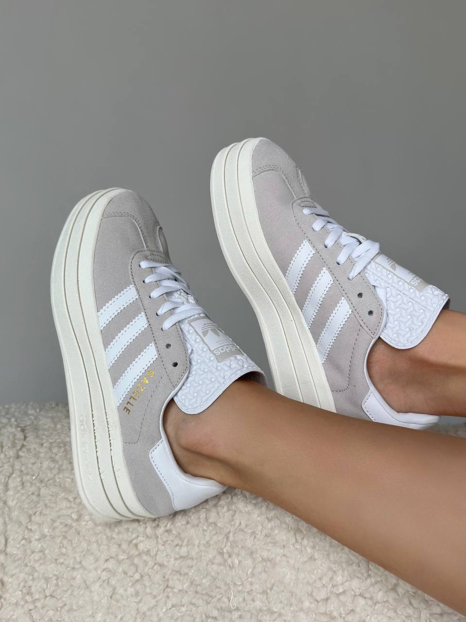 Adidas Gazelle Platform Grey Two - oceanhype - 