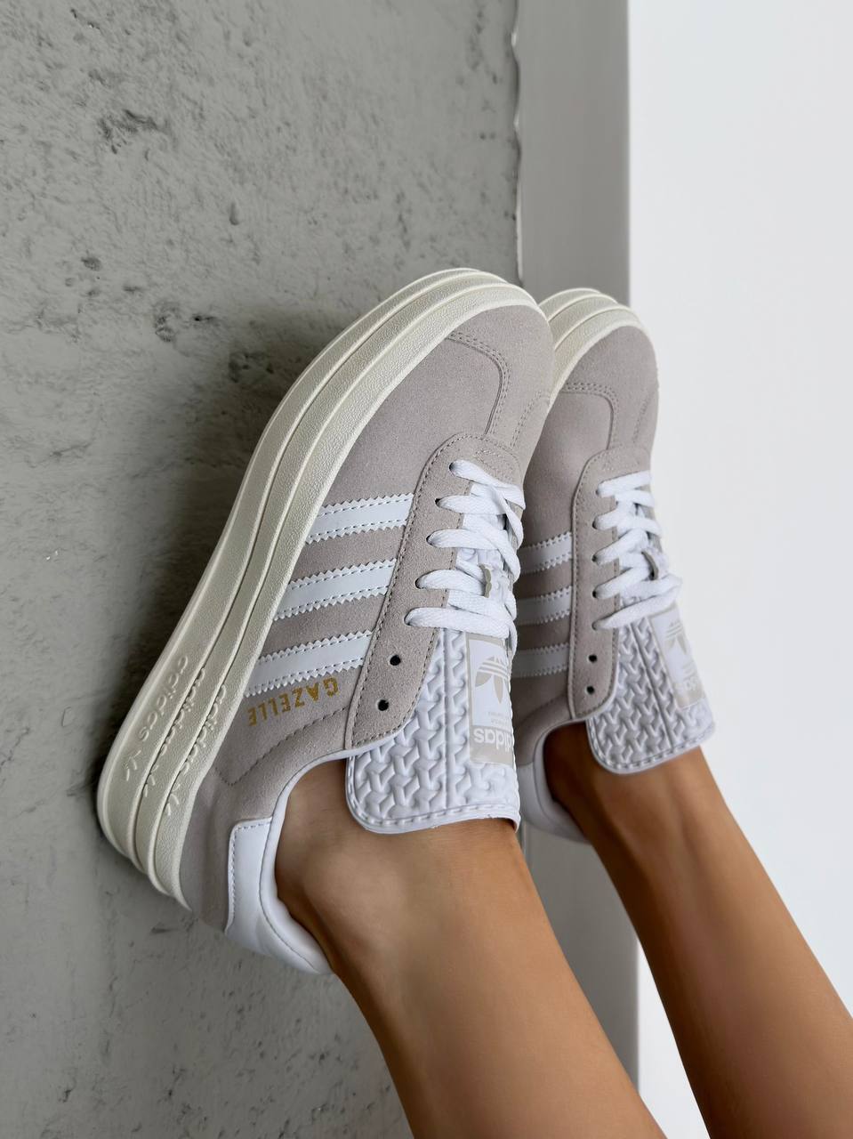 Adidas Gazelle Platform Grey Two - oceanhype - 