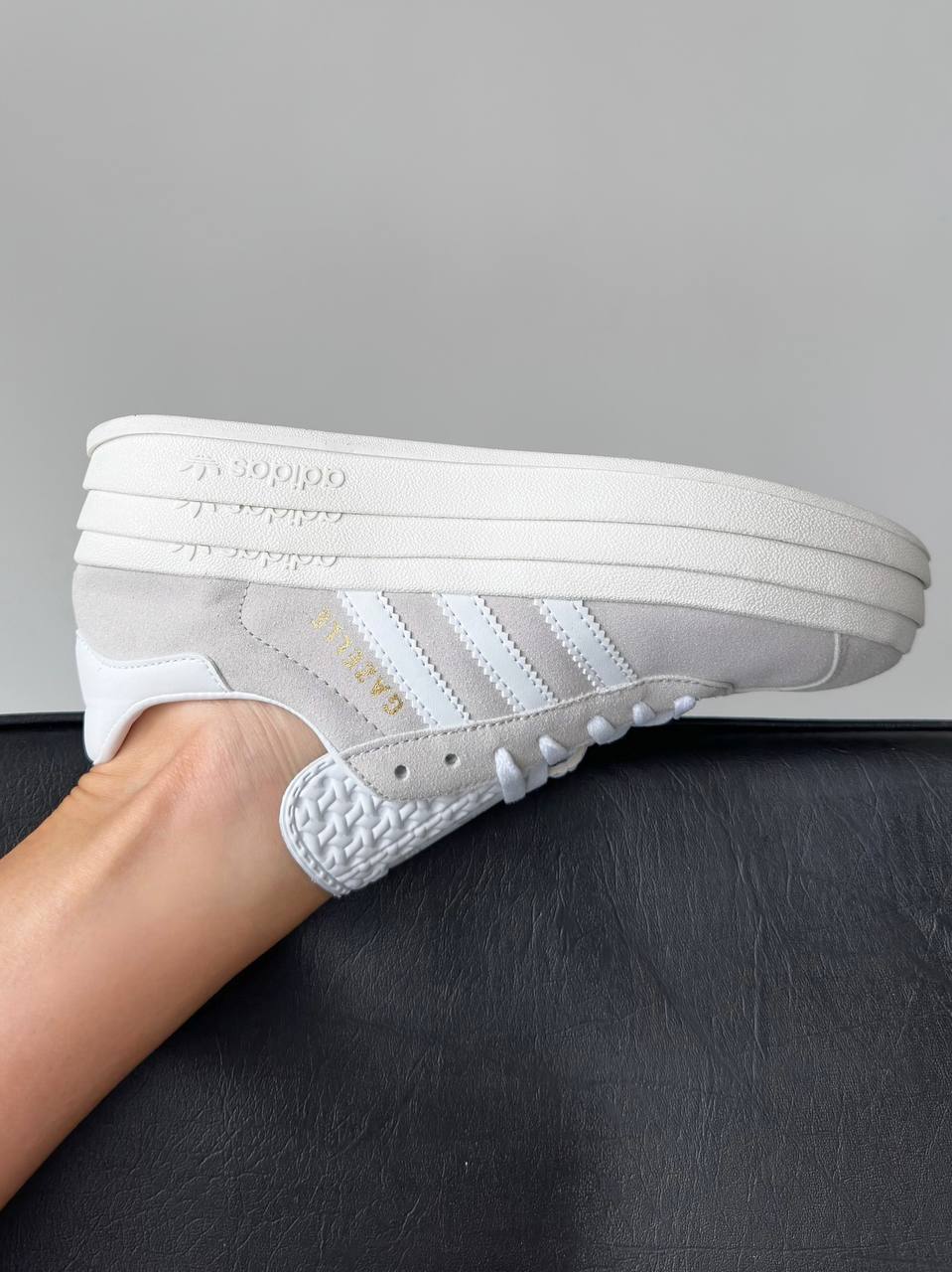 Adidas Gazelle Platform Grey Two - oceanhype - 
