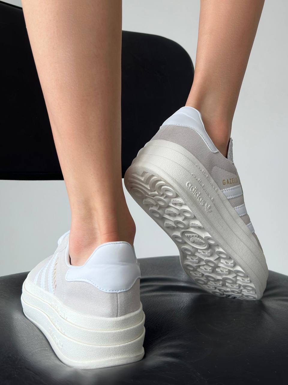 Adidas Gazelle Platform Grey Two - oceanhype - 