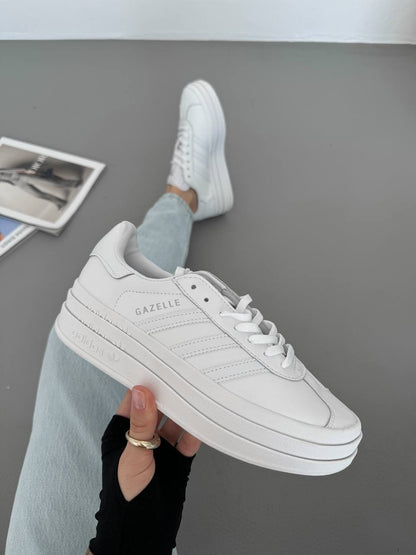 Adidas Gazelle Bold Triple White - oceanhype - 