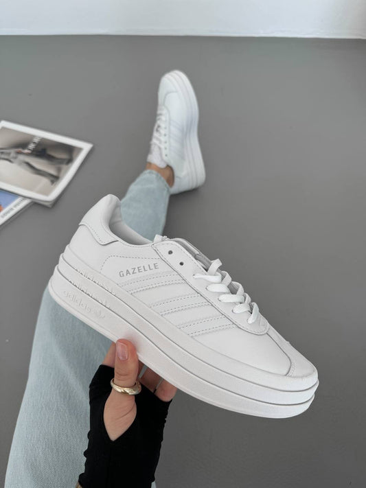 Adidas Gazelle Bold Triple White - oceanhype - 