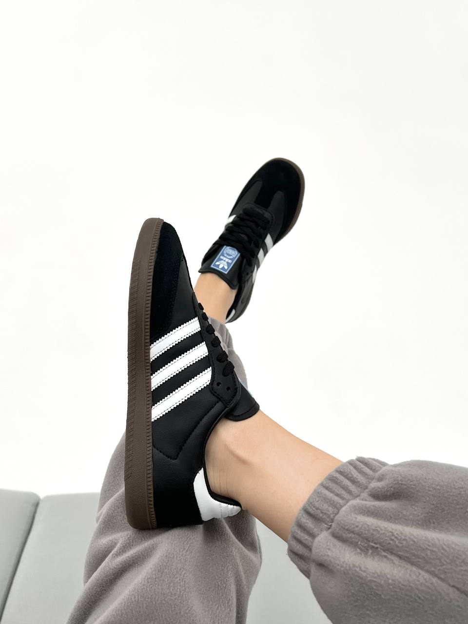 Adidas Humanrace Samba Black White - oceanhype - 