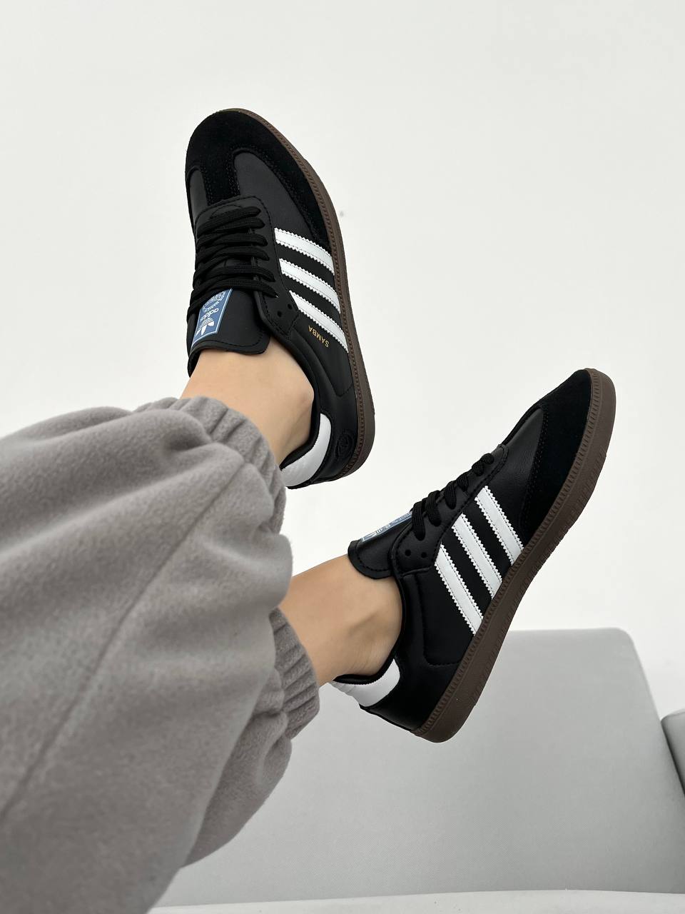 Adidas Humanrace Samba Black White - oceanhype - 