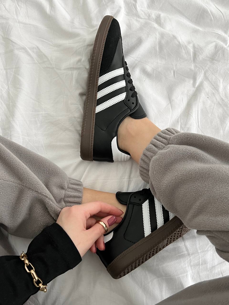 Adidas Humanrace Samba Black White - oceanhype - 