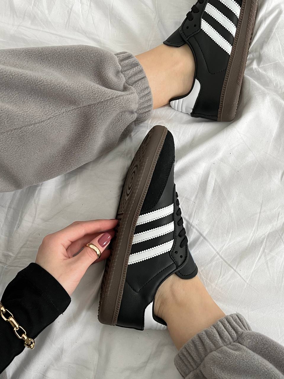 Adidas Humanrace Samba Black White - oceanhype - 