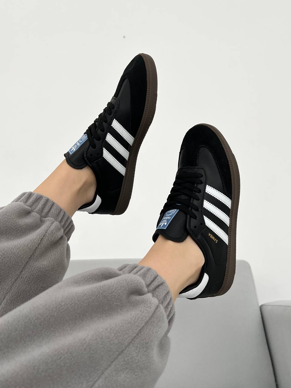 Adidas Humanrace Samba Black White - oceanhype - 