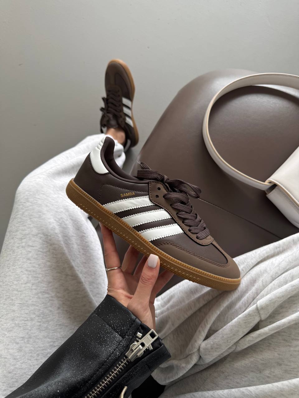 Adidas Samba Brown White - oceanhype - 