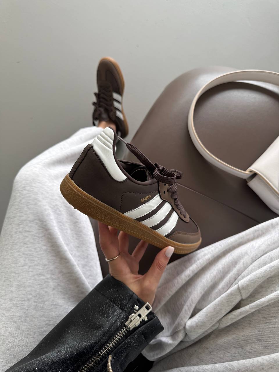 Adidas Samba Brown White - oceanhype - 