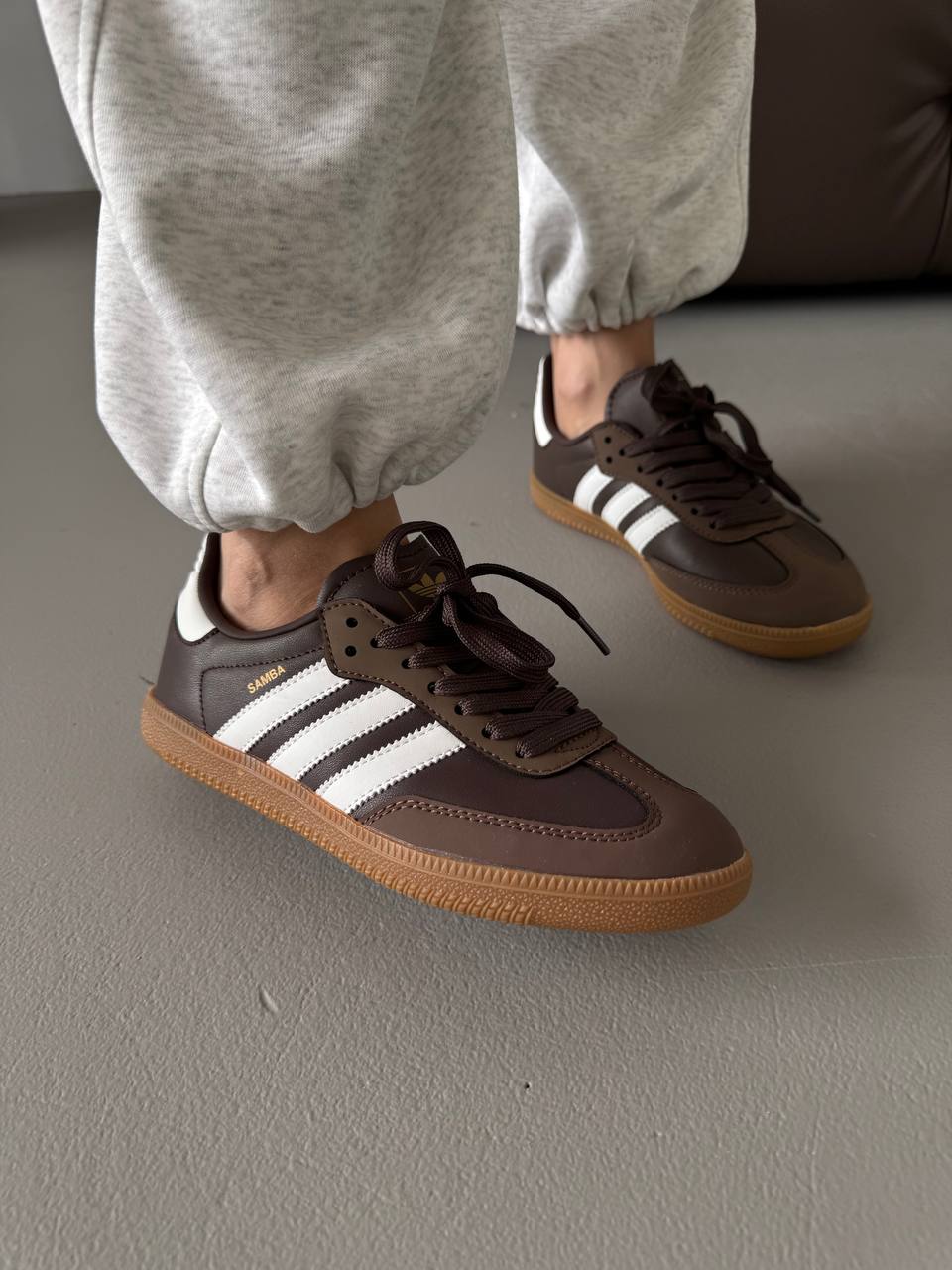 Adidas Samba Brown White - oceanhype - 