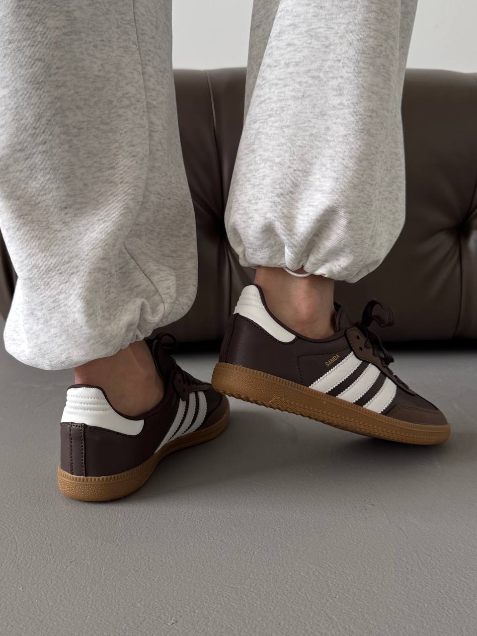 Adidas Samba Brown White - oceanhype - 
