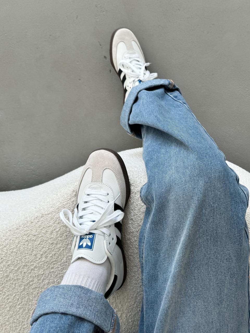 Adidas Samba White Black Gum - oceanhype - 