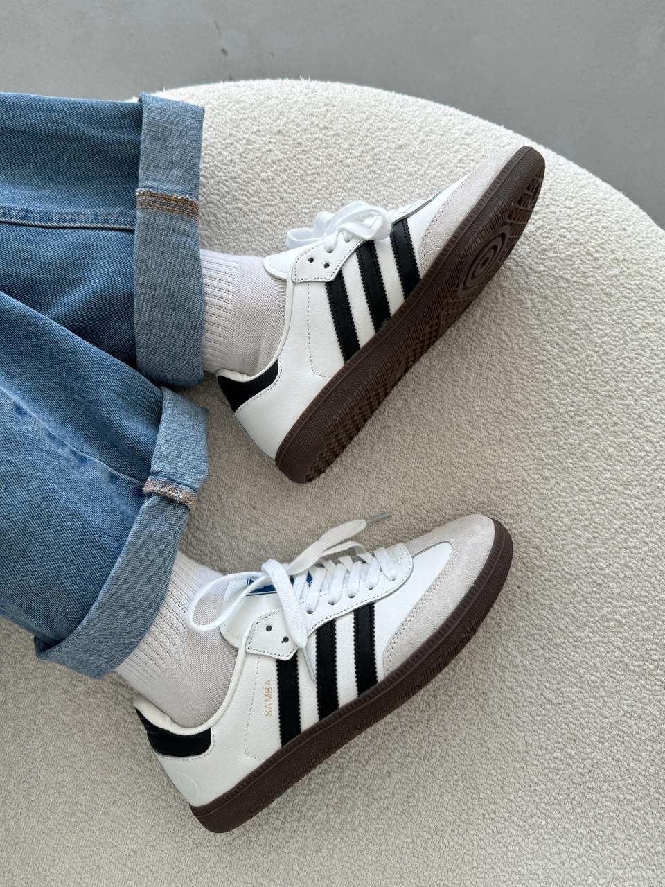 Adidas Samba White Black Gum - oceanhype - 