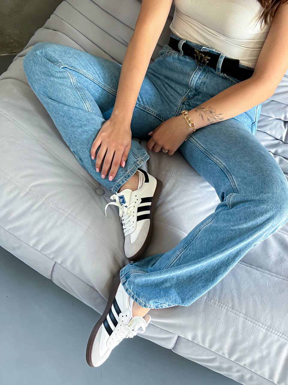 Adidas Samba Humanrace Samba White - oceanhype - 