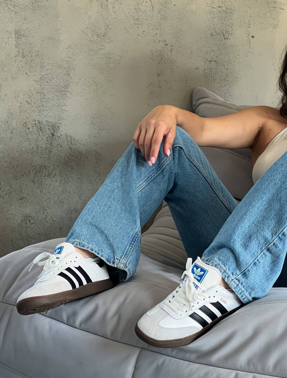 Adidas Samba Humanrace Samba White - oceanhype - 