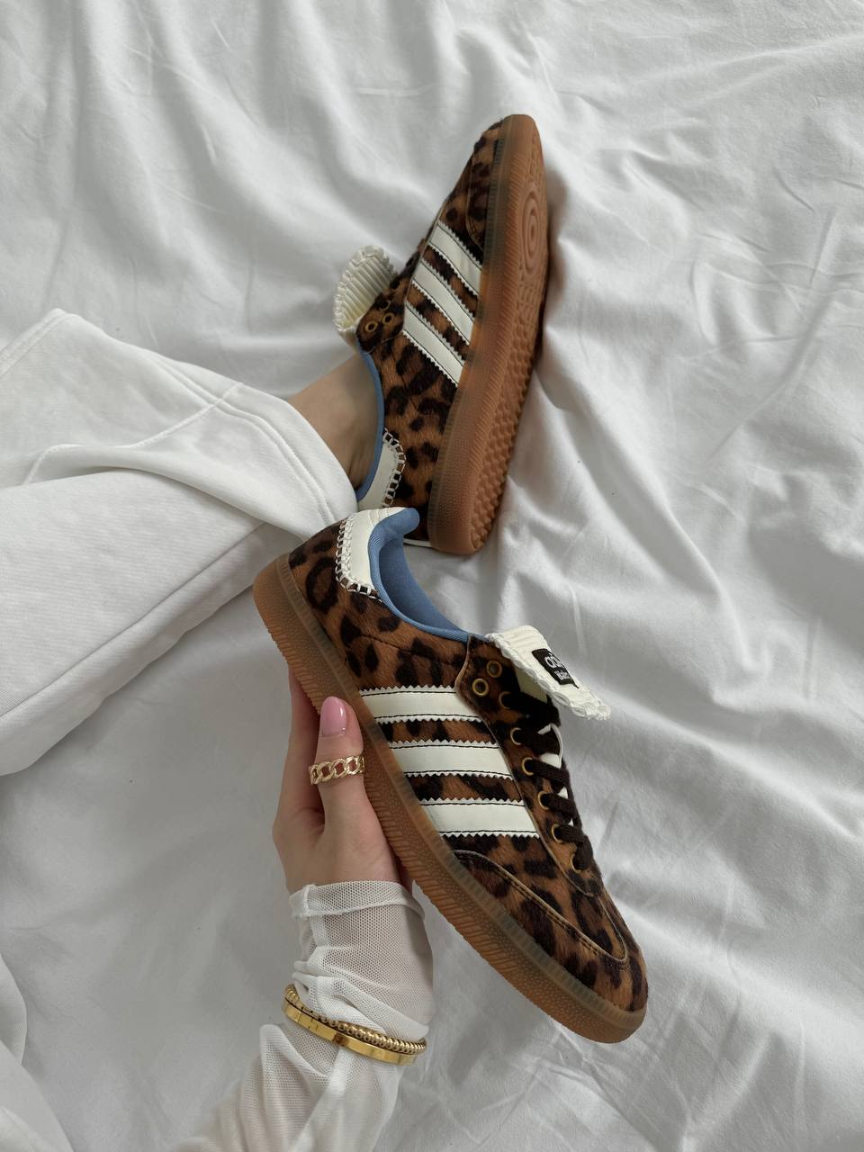 Adidas Samba x Wales Bonner Pony Leopard - oceanhype - 