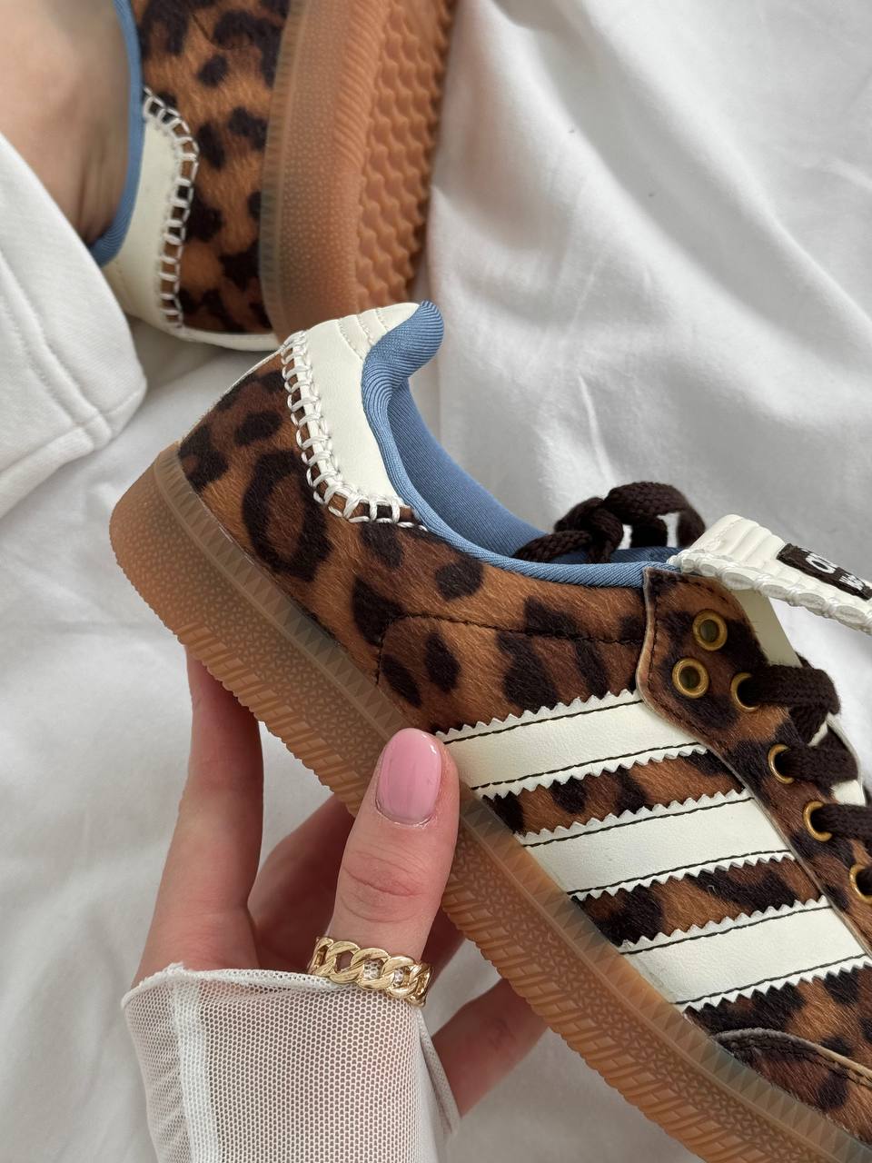 Adidas Samba x Wales Bonner Pony Leopard - oceanhype - 